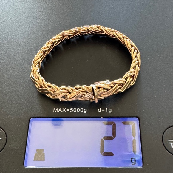 Tiffany & Co. Byzantine 14K Gold Bracelet 7 1/4 inch beautiful - Picture 3 of 3